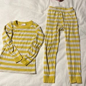 Yellow & White Hanna Andersson Pajamas